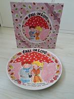Blond Amsterdam Fall in Love schaal 33 cm met blik, Ophalen, Aardewerk, Blond Amsterdam, Schaal of Schalen