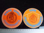 2x sticker knvb jeugdsportkampen logo vintage sony, Sport, Zo goed als nieuw, Verzenden