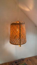 Mooie grote rieten ikea lamp, Huis en Inrichting, Lampen | Lampenkappen, Ophalen, Zo goed als nieuw, Rond