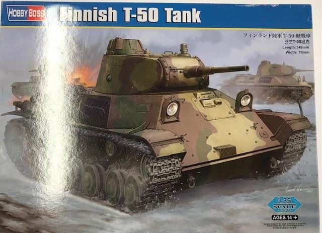 Coelianmodels, Hobby Boss, 83828, Finnish T-50, 1/35, € 34,-, Overige merken, Tank, 1:32 tot 1:50, Nieuw