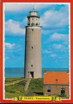 Texel vuurtoren gelopen ansichtkaart ( a552 ), Verzamelen, Ophalen of Verzenden, Gelopen
