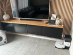 Ikea Besta TV Kast (240cm), Ophalen, Gebruikt, Teakhout, 200 cm of meer