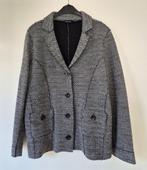 Grijs/zwart 100% wollen visgraat vestjasje Maat XXL, Kleding | Dames, Verzenden, Maat 46/48 (XL) of groter, Zo goed als nieuw