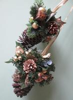 Kerst Hanger 2 Grote Dennenappels Goud Deco Kunst Groen, Ophalen of Verzenden, Nieuw