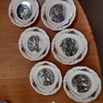 6 Diner borden Sarrequeminus OBERNAIE, Antiek en Kunst, Ophalen of Verzenden