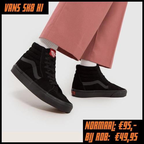 Vans sk8 hi suede black zwart 36 37 38 39 40, Kleding | Dames, Schoenen, Nieuw, Zwart, Ophalen