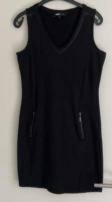 Zwarte jurk Eksept by Shoeby maat S, Kleding | Dames, Jurken, Zo goed als nieuw, Maat 38/40 (M), Zwart, Boven de knie, Ophalen of Verzenden