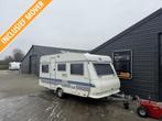 Hobby Elegance 470 UB met mover en voortent en luifel, Overige typen, Hobby, Bedrijf, Treinzit