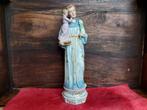 Antonius / Beeld / Heilige / Biscuit / Porcelein / 31 cm., Antiek en Kunst, Ophalen of Verzenden