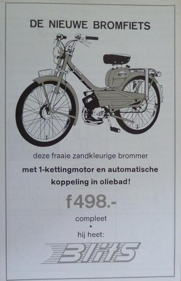 Folder TYPHOON Blits De nieuwe bromfiets 1967 NL beschikbaar voor biedingen