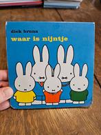 Dick Bruna - Waar is Nijntje, Boeken, Ophalen of Verzenden, Sprookjes, Zo goed als nieuw, Dick Bruna