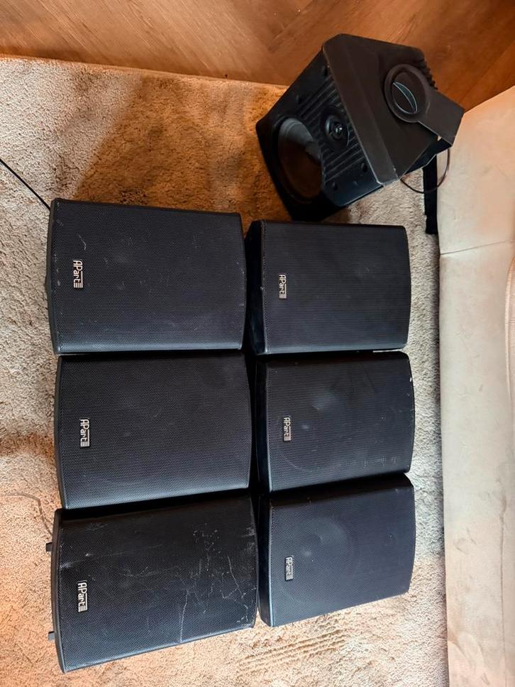 Apart Audio SDQ5P geluidsinstalatie boxen, Audio, Tv en Foto, Stereo-sets, Zo goed als nieuw, Overige merken, Ophalen of Verzenden