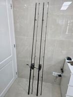 Set karper hengels daiwa 5000 strategy 12ft 2 3/4, Watersport en Boten, Hengelsport | Karpervissen, Ophalen of Verzenden