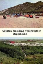 Groeten Camping Valkenisse, Biggekerke - 2 afb - 1972 gelope, Ophalen of Verzenden, 1960 tot 1980, Gelopen, Overijssel
