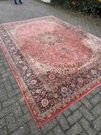 Prachtig mega groot XXL vintage oud roze Perzisch tapijt!, Perzisch, 200 cm of meer, Ophalen of Verzenden, Zo goed als nieuw