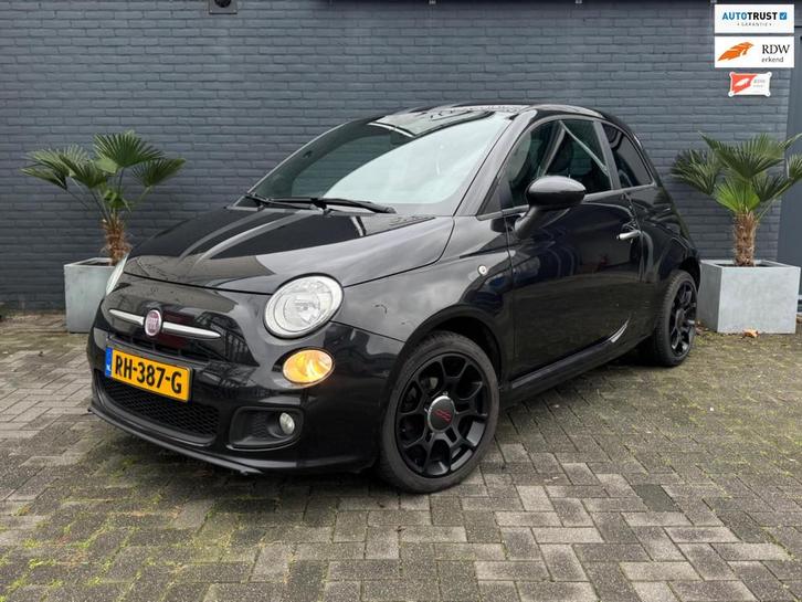 Fiat 500 1.2 Sport Virtual Blue&Me! Inruil mogelijk!, Auto's, Fiat, Bedrijf, Te koop, ABS, Airbags, Airconditioning, Bluetooth