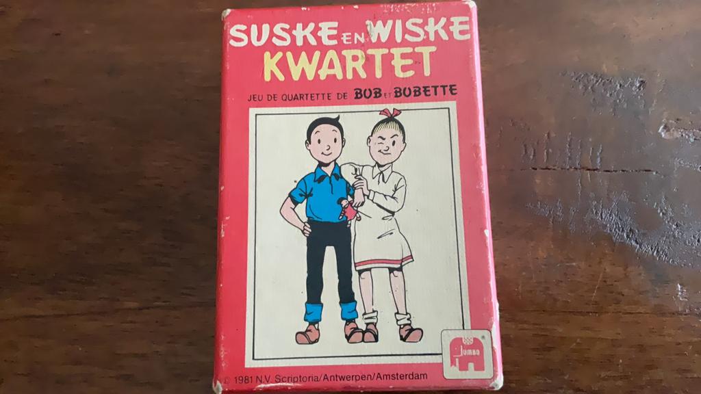Suske en wiske kwartet, Verzamelen, Speelkaarten, Jokers en Kwartetten, Ophalen of Verzenden, Zo goed als nieuw, Kwartet(ten)