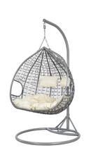 2 peroons eistoel te koop, Huis en Inrichting, Ophalen, Zo goed als nieuw, Grijs, Eén