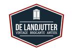 Vintage/Industriële vakkenkast, jaren '30 wandmeubel grijs., Antiek en Kunst, Antiek | Meubels | Kasten, Ophalen of Verzenden