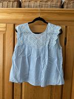 Dames top broderie blauw | maat L, Kleding | Dames, Blauw, Maat 42/44 (L), Ophalen of Verzenden, Zo goed als nieuw