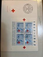 Zwitserland Rode Kruis FDC 1963, Ophalen of Verzenden, Gestempeld