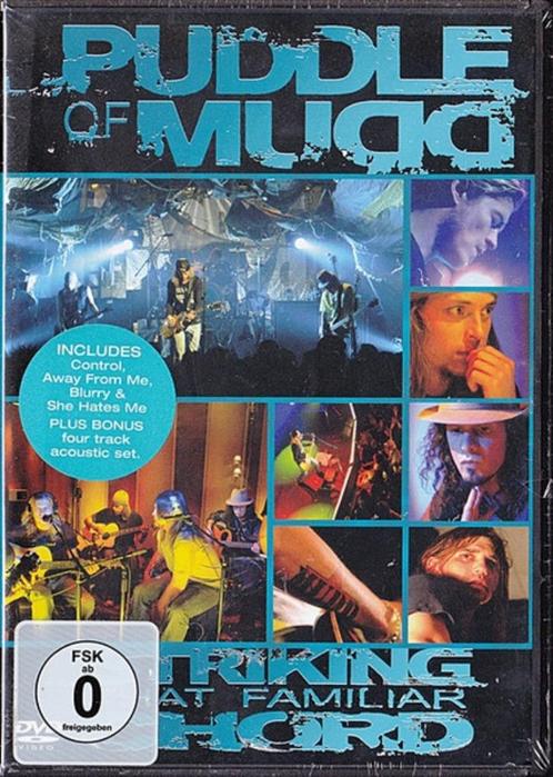 Puddle Of Mudd ‎– Striking That Familiar Chord Dvd, Cd's en Dvd's, Dvd's | Muziek en Concerten, Nieuw in verpakking, Muziek en Concerten