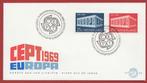 Nederland - FDC  E-96 - Europa-CEPT-zegels '69 - Onb., Ophalen of Verzenden, Onbeschreven, Nederland
