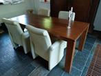 grote grenenhouten eettafel,  Bezorging mogelijk, Gebruikt, 200 cm of meer, Vijf personen of meer, Grenenhout