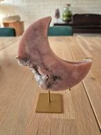 Roze Amethist Maan met Gouden Standaard, Huis en Inrichting, Woonaccessoires | Zuilen en Pilaren, Ophalen of Verzenden, Nieuw