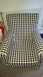 IKEA GRÖNLID stoel (zwart witte hoes), Ophalen, Zo goed als nieuw