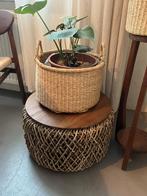 Salontafelset met opbergruimte (set van 3 ronde tafels), Huis en Inrichting, Tafels | Salontafels, Ophalen, Minder dan 50 cm, Zo goed als nieuw