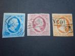 Nederland NVPH 1-3 gebruikt ( W 400)..€ 18,50, Postzegels en Munten, Postzegels | Nederland, Verzenden