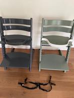 Stokke Tripp Trapp stoelen, Kinderen en Baby's, Kinderstoelen, Ophalen of Verzenden, Gebruikt, Meegroeistoel, Gordel(s)