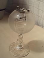 Zeldzame oude suikerstrooier zoutstrooier met zilver deksel, Antiek en Kunst, Ophalen of Verzenden
