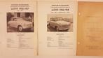2 x Lloyd Olyslager afstelgegevens 1955-1958, Auto diversen, Handleidingen en Instructieboekjes, Ophalen of Verzenden