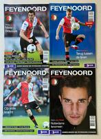 4 x FEYENOORD MAGAZINES (2011/2012) + 2 Programmaboekjes, Boek of Tijdschrift, Gebruikt, Feyenoord, Verzenden