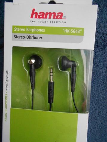 Hama stereo earphones HK-5643 In ear beschikbaar voor biedingen