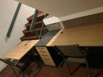 Bureau met lade blok en extra zit plaats, Huis en Inrichting, Bureaus, Ophalen, Zo goed als nieuw, Bureau