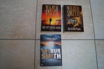 3 zgan boeken van Wilbur Smith beschikbaar voor biedingen