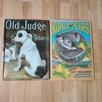 Metalen Platen voor Mancave - Old Judge & Koala Pears, Antiek en Kunst, Ophalen