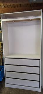 2x Ikea Pax kast 35 diep 4 lades en hang, Ophalen, 200 cm of meer, 50 tot 100 cm, Zo goed als nieuw