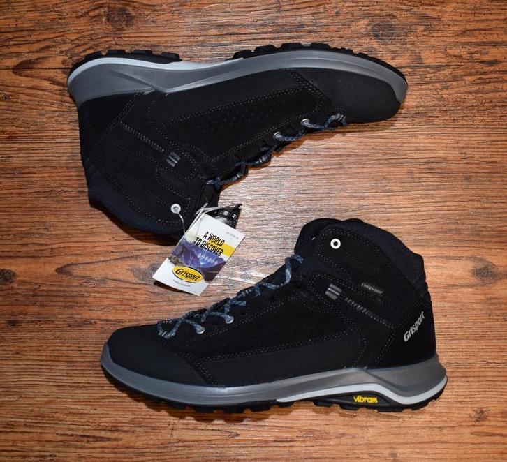 GRISPORT - Siena Mid Black wandelschoen - maat 44, Kleding | Heren, Schoenen, Nieuw, Wandelschoenen of Bergschoenen, Zwart, Ophalen of Verzenden