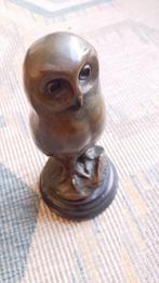 Bronzen beeldje van een uil ,van de kunstenaar Milo, Antiek en Kunst, Ophalen of Verzenden