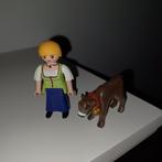 Playmobil boerin met kalf, Ophalen of Verzenden, Zo goed als nieuw