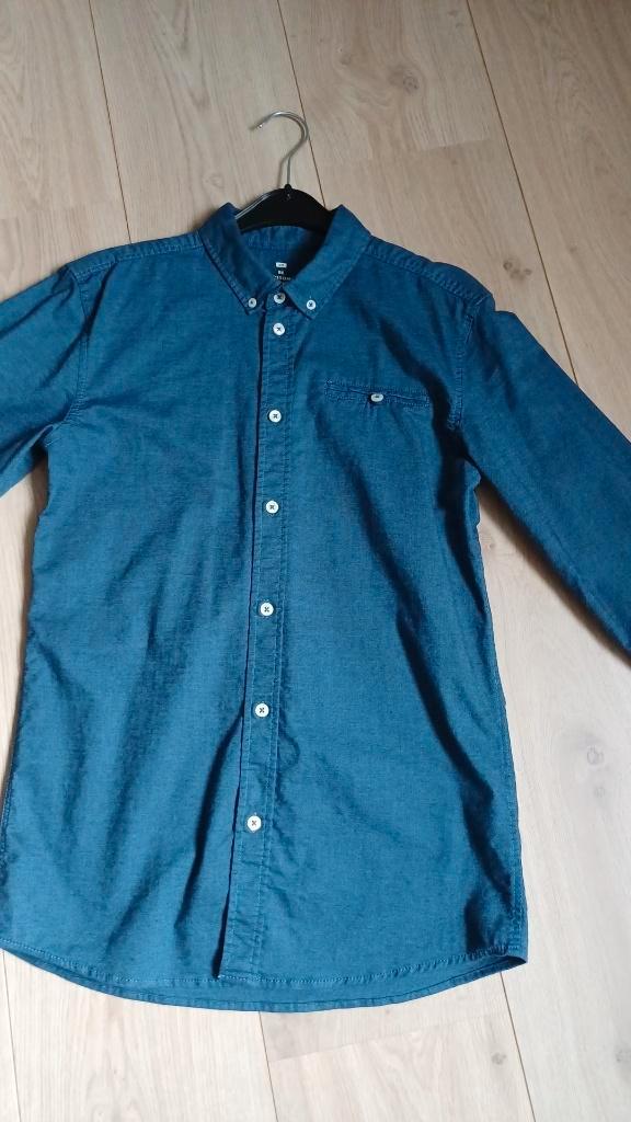 Jeans blouse jongen We maat 170/176, Kinderen en Baby's, Kinderkleding | Maat 170, Zo goed als nieuw, Jongen, Overhemd of Blouse