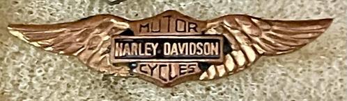 vintage Harley-Davidson Motorcycles reversspeld, Verzamelen, Speldjes, Pins en Buttons, Zo goed als nieuw, Ophalen of Verzenden