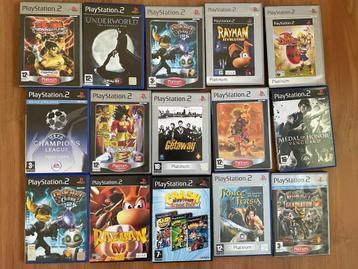 Diverse Playstation 2 PS2 games Tekken 5 Rayman Revolution o beschikbaar voor biedingen