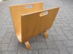 Vintage Birch Bentwood Tijdschriftenrek – Alvar Aalto-stijl, Ophalen of Verzenden, Gebruikt