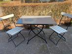 Oud ijzer Frans tuinsetje, Tuin en Terras, Tuinsets en Loungesets, Ophalen, Gebruikt, Overige materialen, 2 zitplaatsen