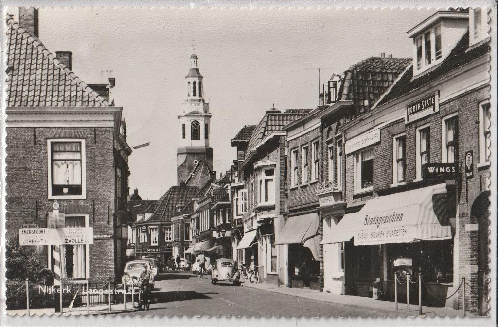 Nijkerk - 1047 - twa : Langestraat, Verzenden, 1940 tot 1960, Gelderland